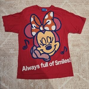 Tokyo Disneyland Vintage Minnie Mouse Shirt Always Full Of Smiles